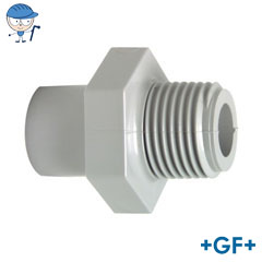 Adaptor socket nipple PVC-C metric R