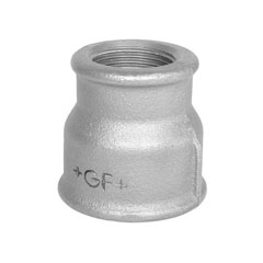 Socket, reducing, galvanized FI x FI