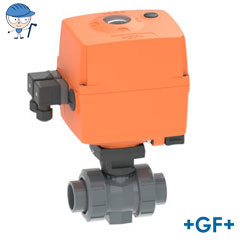 Ball valve type 179 PVC-U 100-230V