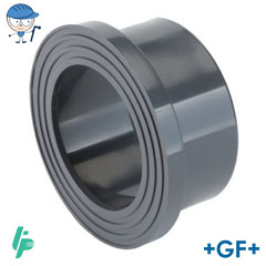 Flange adaptor serrated PVC-U