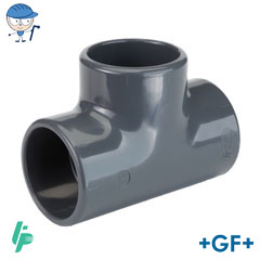 Tee 90° PVC-U metric