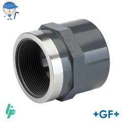 Plain/threaded socket Rp PVC-U