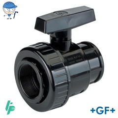 Single union with threaded sockets Rp PVC-U