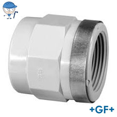 Standard adaptor socket metric Rp PP-H