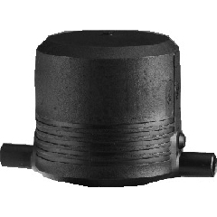 End cap for tee saddle