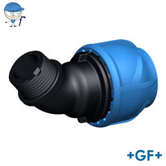 45° Elbow with threaded male off take iJoint