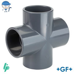 Cross 90° PVC-U
